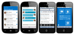 Office 365 mobile email, documents access, contacts, meetings